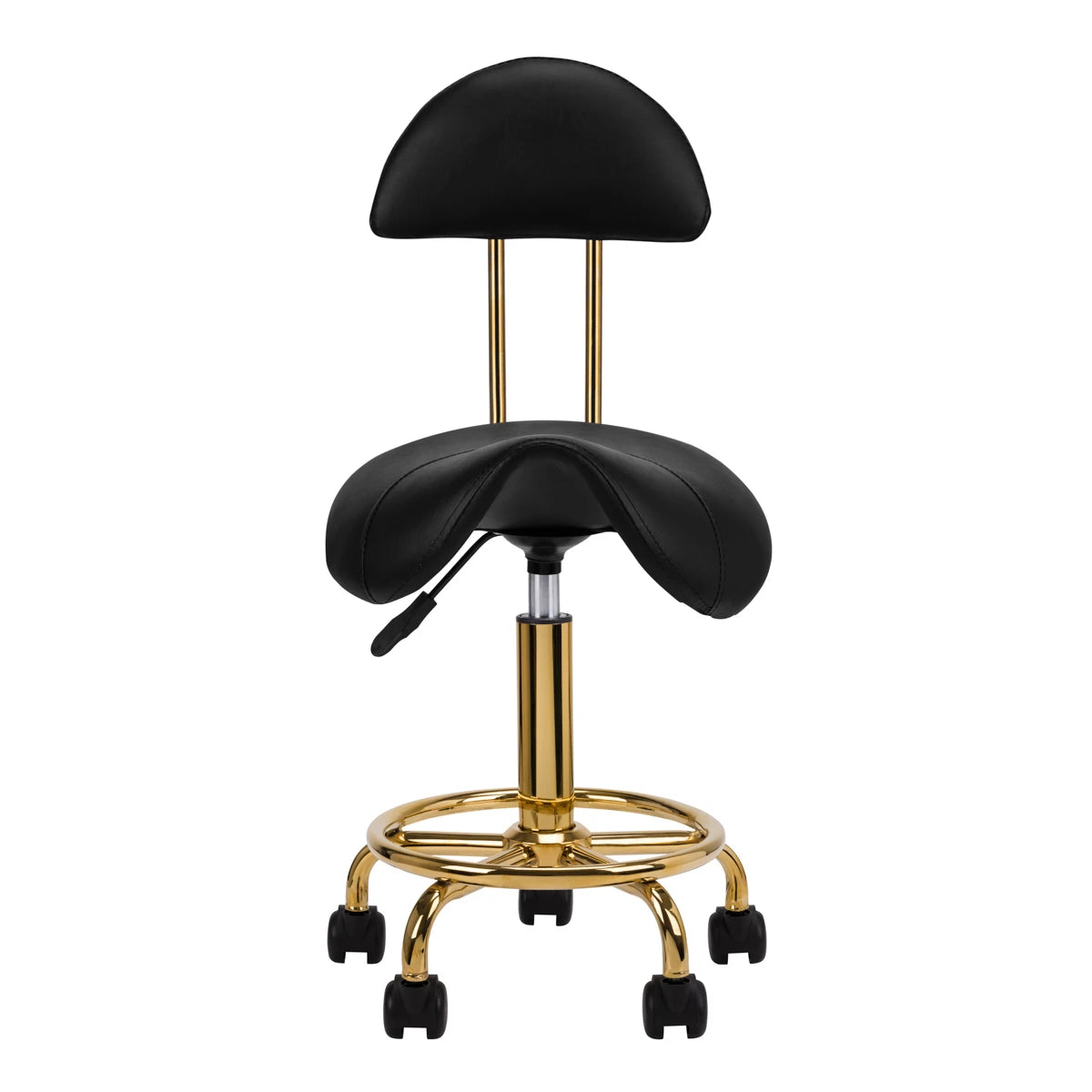 tabouret cosmétique 6001G or noir