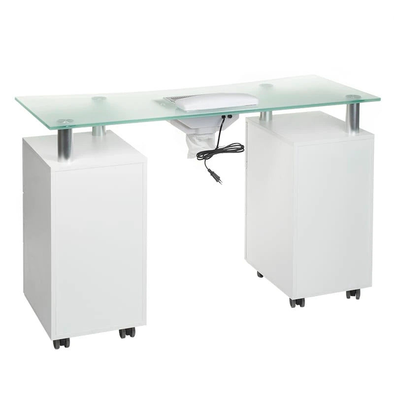 Cosmetische tafel BD-3425-1+P met stofafzuiger, wit