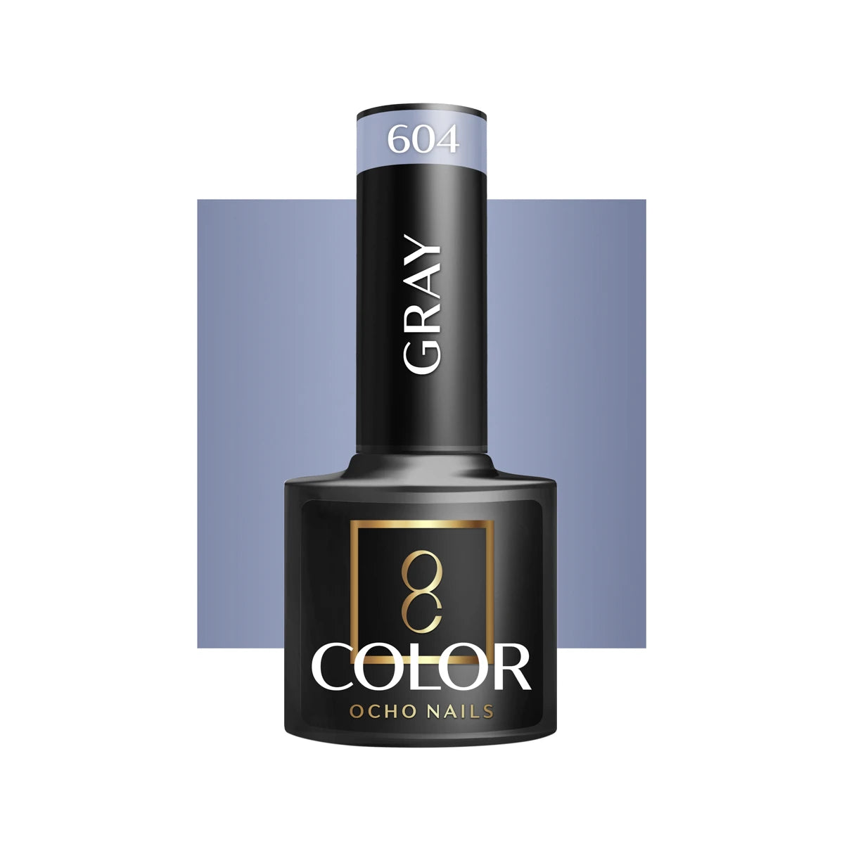OCHO NAILS Gēla nagu laka Gray 604, 5 g