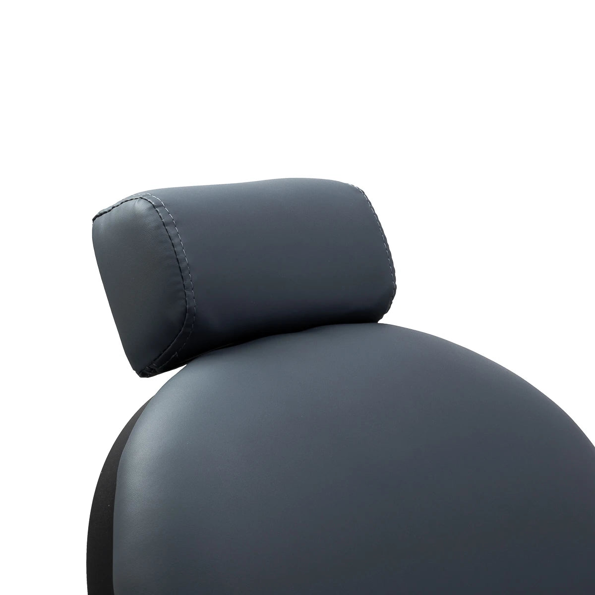 Barbershop chair Gabbiano Niccolo, graphite colour, without decorative buttons