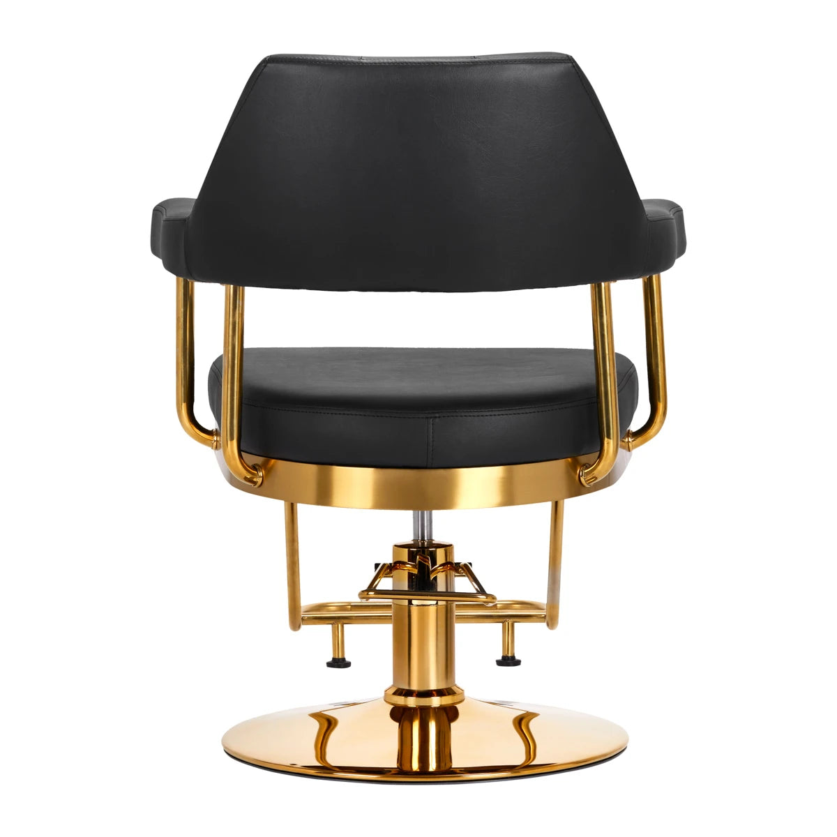 Gabbiano Friseurstuhl Granda, Schwarz-Gold