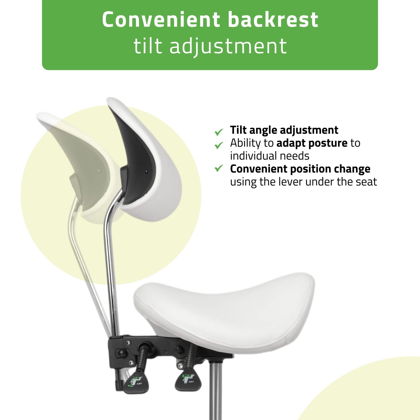 Hocker Diana So Skin K401, Weiß