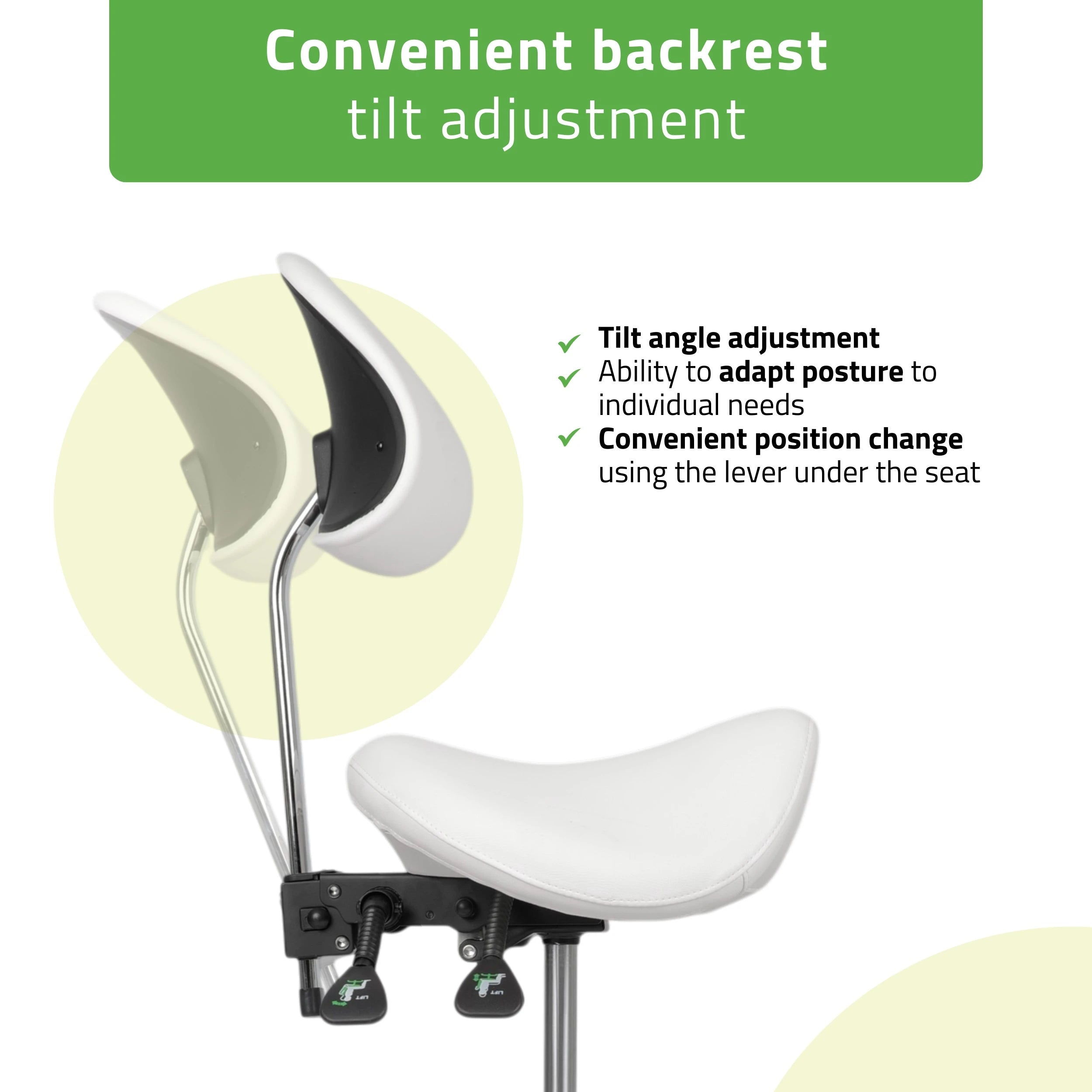 Hocker Diana So Skin K401, Weiß