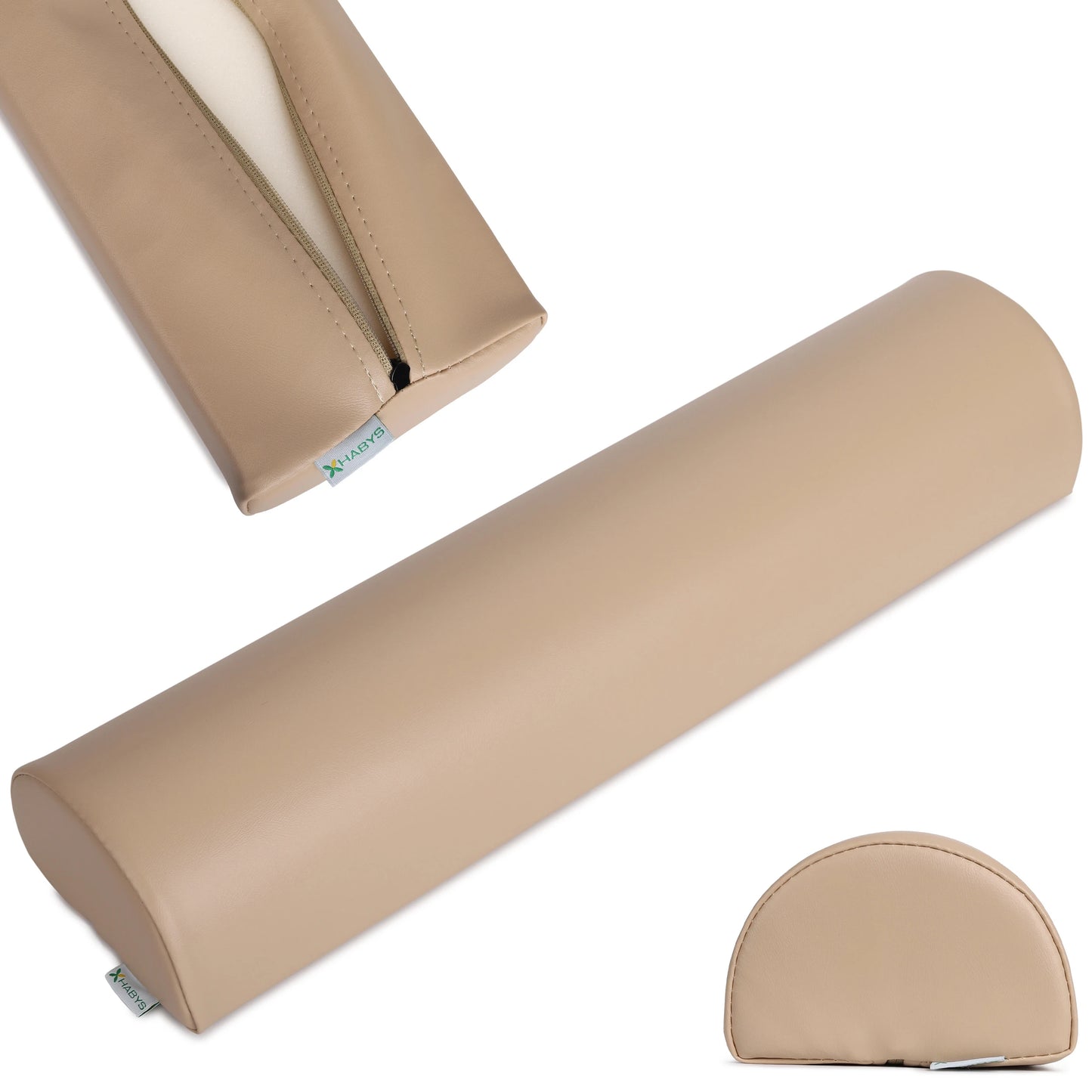 Полукруглый больстер 60x15x10, цвет: K033 бежевый