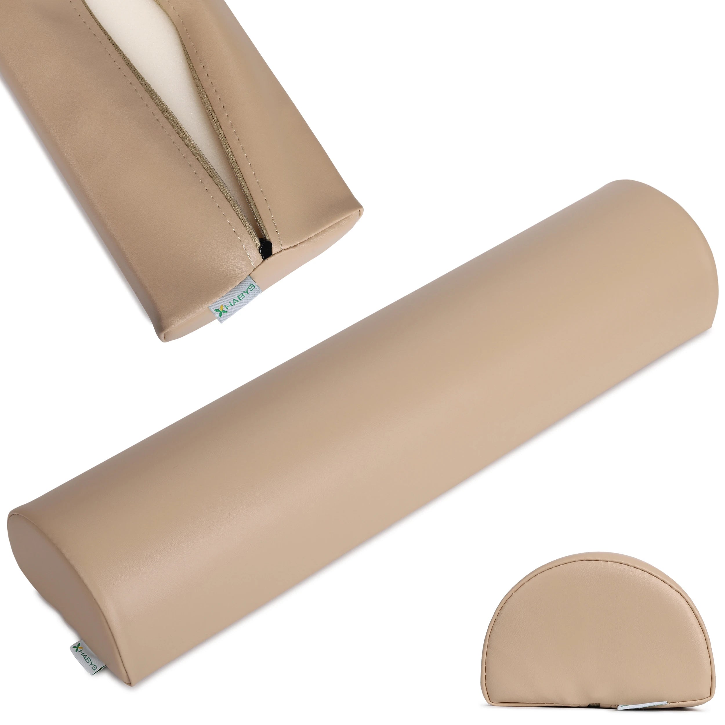 Полукруглый больстер 60x15x10, цвет: K033 бежевый