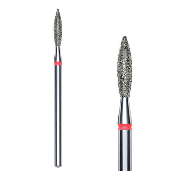 STALEKS Diamond jyrsin flame red EXPERT pää halkaisija 2,3 mm / työosa 10 mm