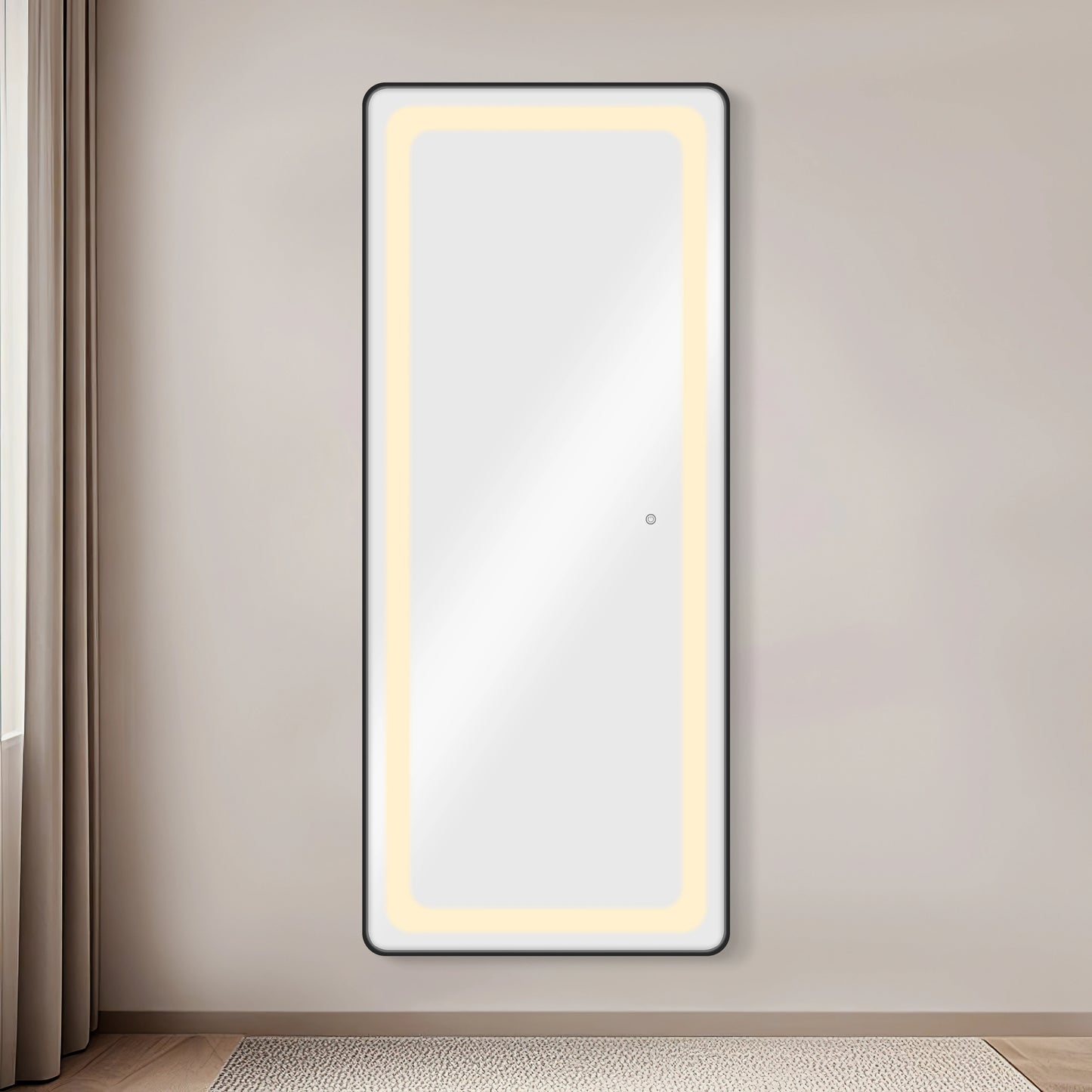 Weelko Juuksuri konsool LED-valgustusega LUSH ristkülikukujuline, must