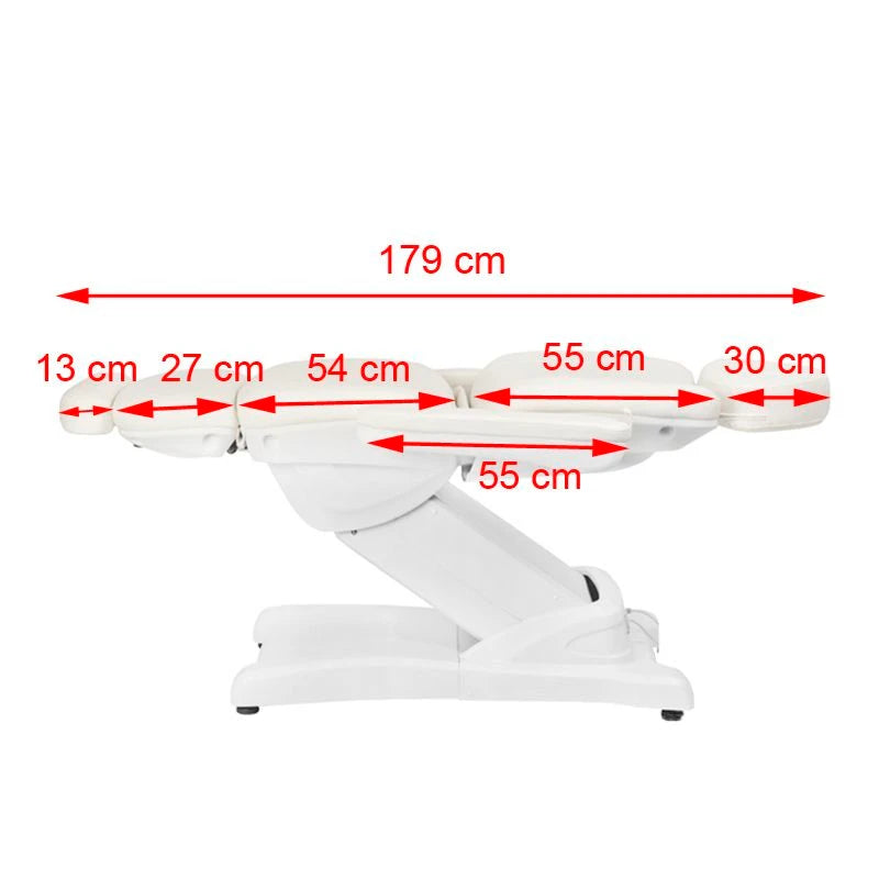 Beauty bed-couche 872, 4 motors, white