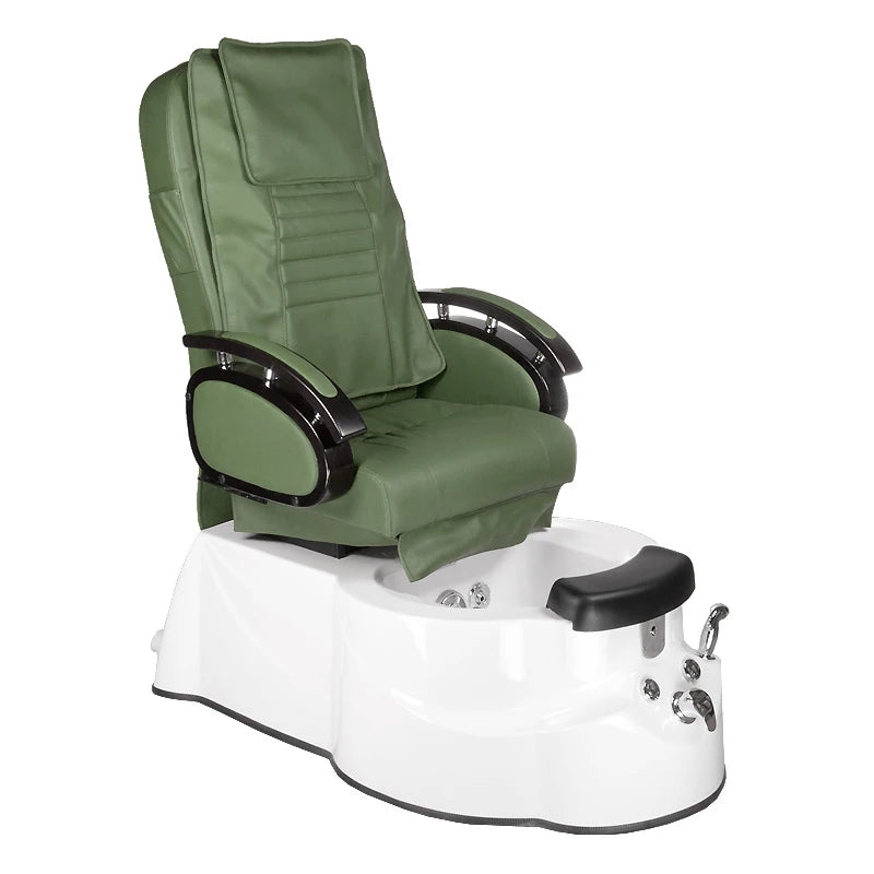 Pädikürenstuhl mit Massage BR-3820D, Grün