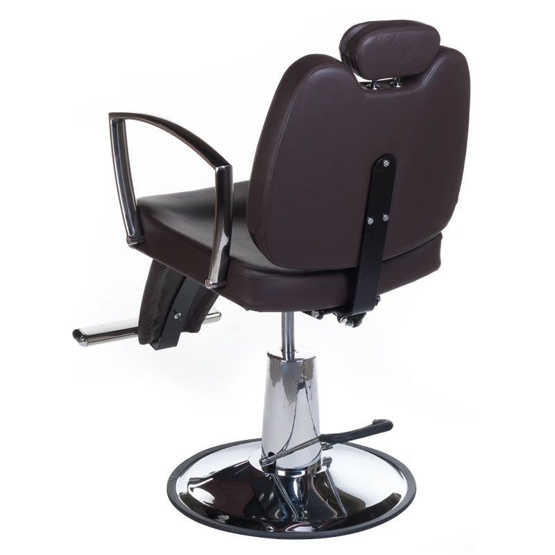 Kirpėjo-barberio kėdė HOMER II BH-31275, ruda