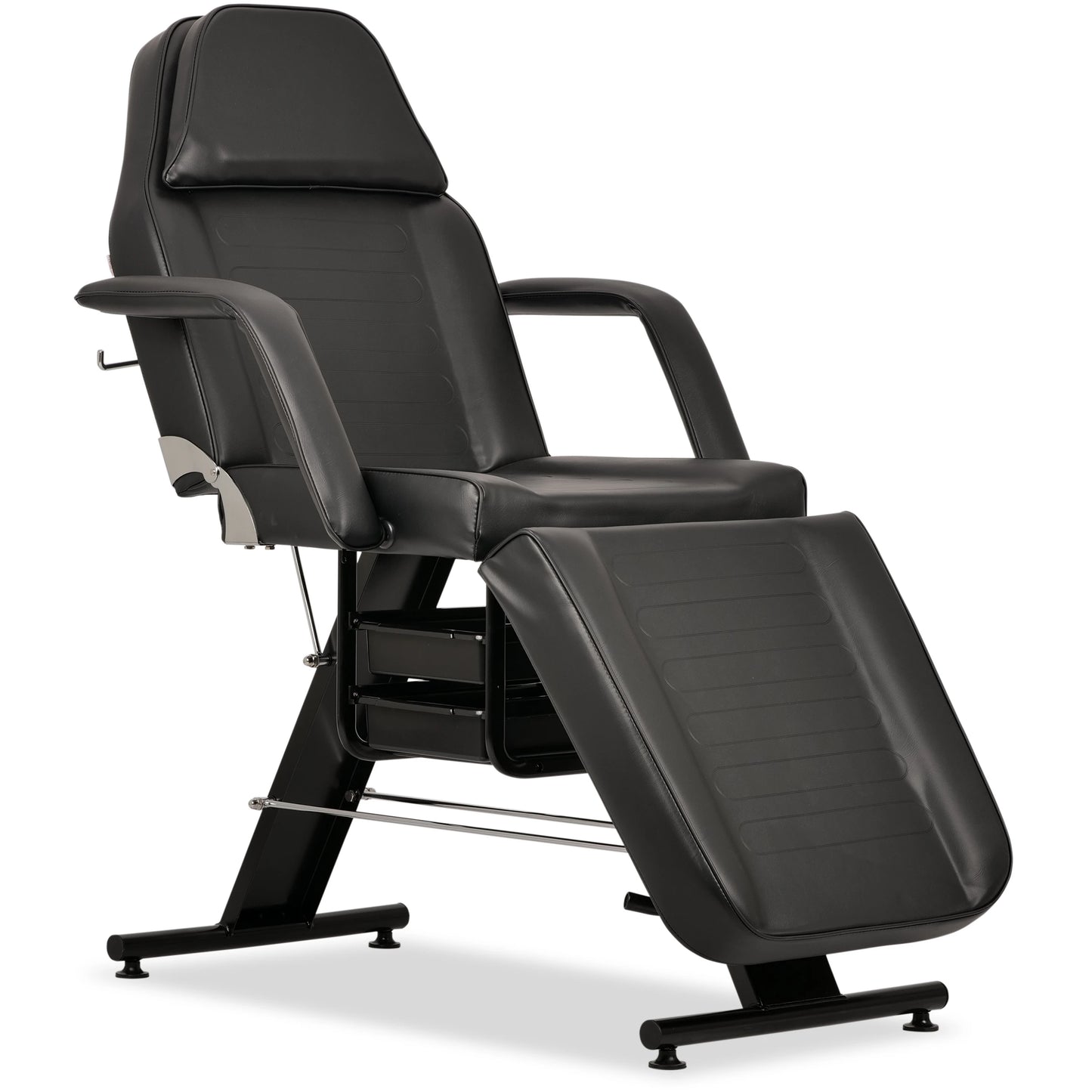 ARIA NERO beauty chair with trays, black