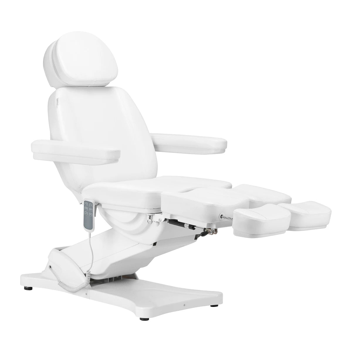 Pedikīra krēsls SILLON CLASSIC PEDI, 3 motori, balts