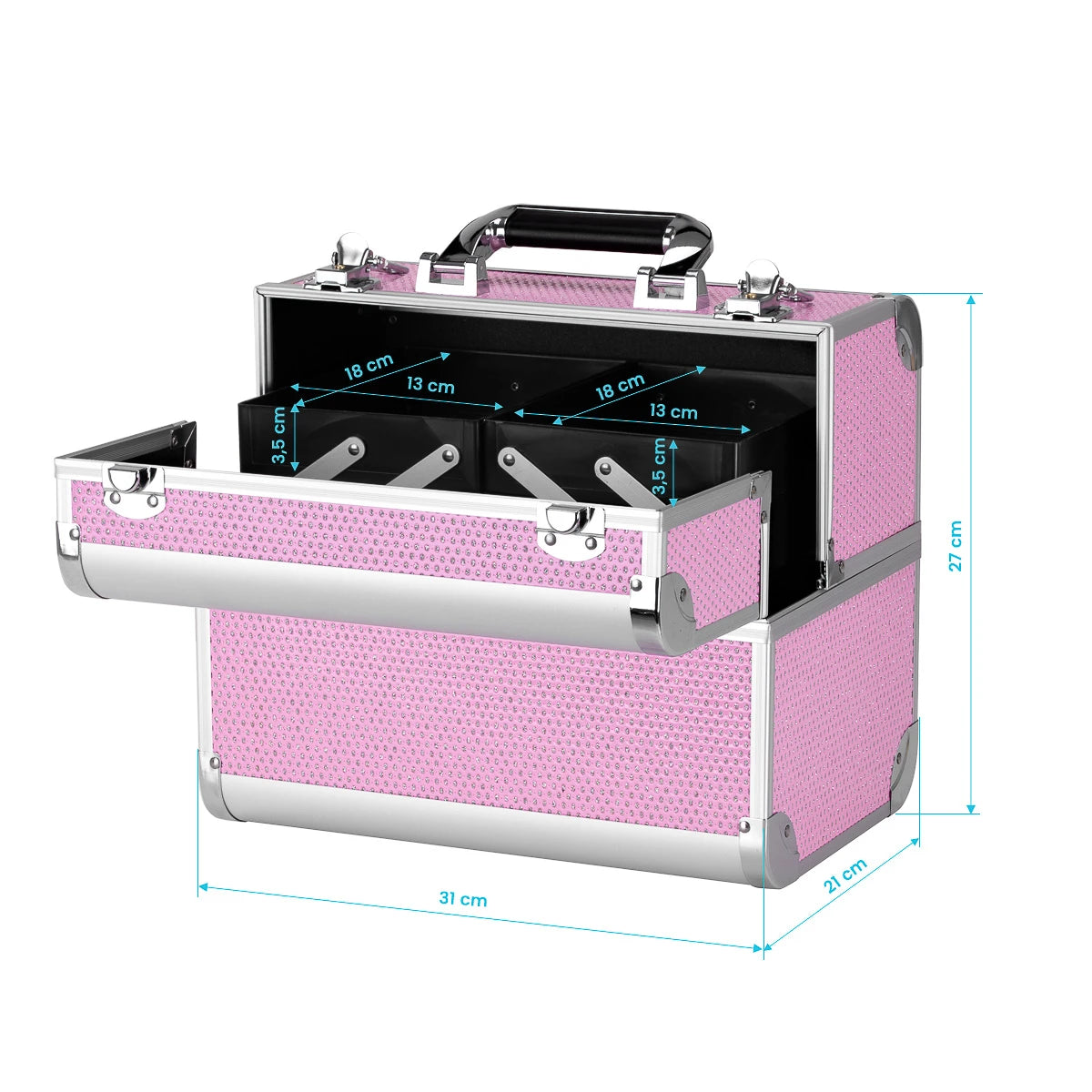 Cosmetic étui 44 rose