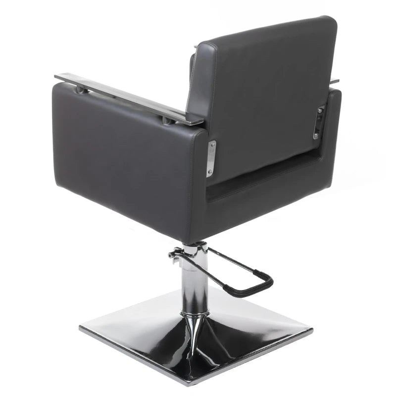 Fauteuil de coiffure MILO BH-6333, gris