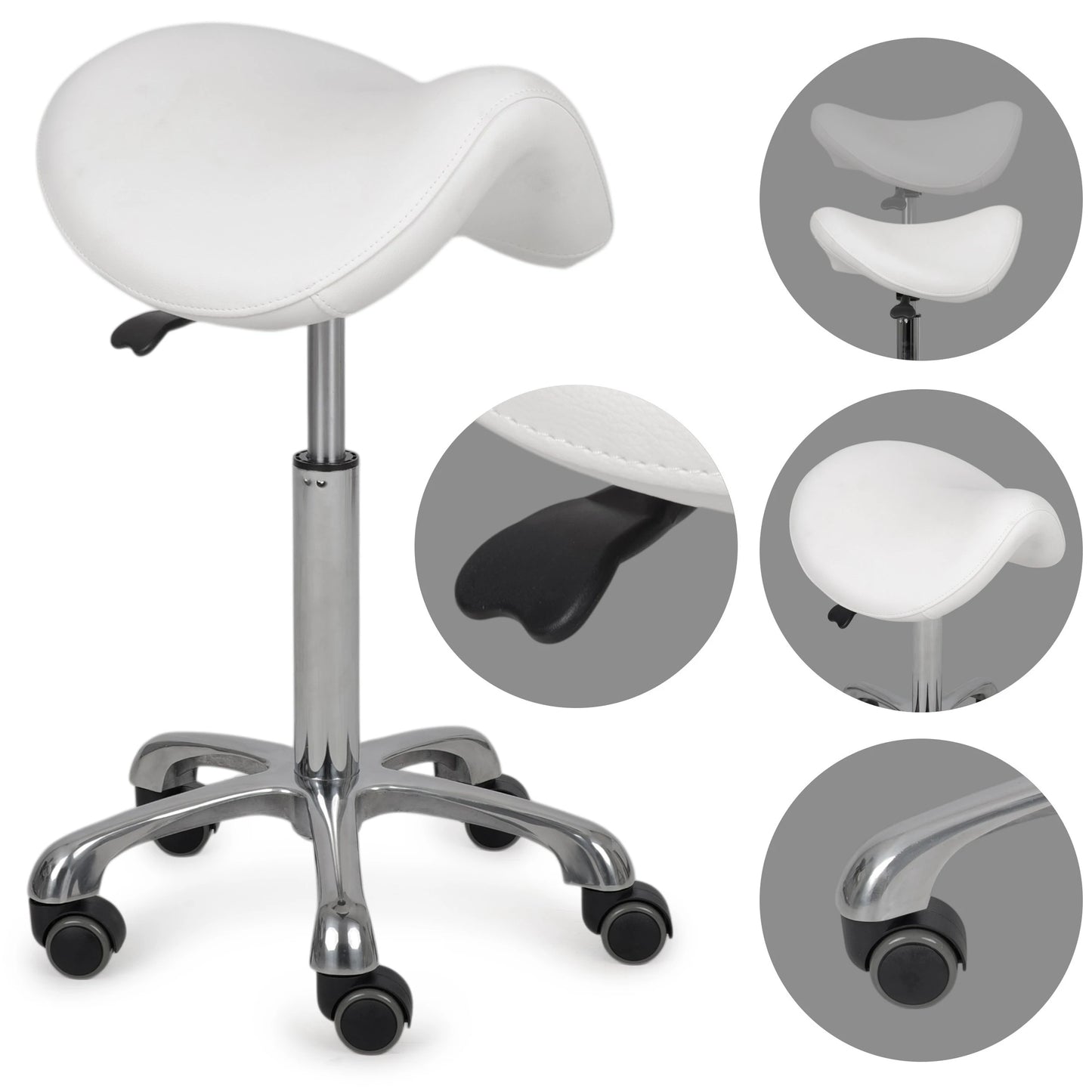 Meistro kėdė Alma So Skin K401, balta