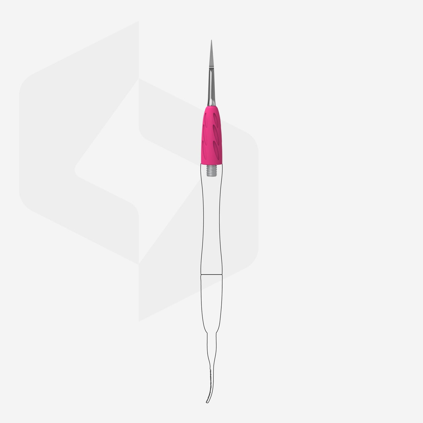 STALEKS UNIQ 34 Combo Working part of the pusher (toenail cleaner)