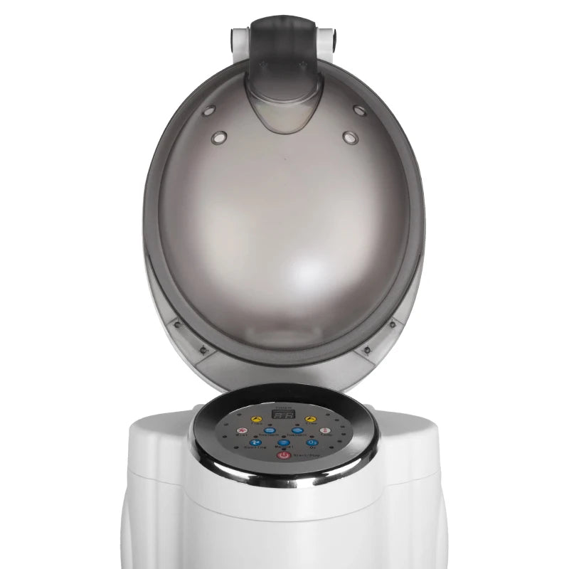 Gabbiano white standing hairdressing sauna with active ozone