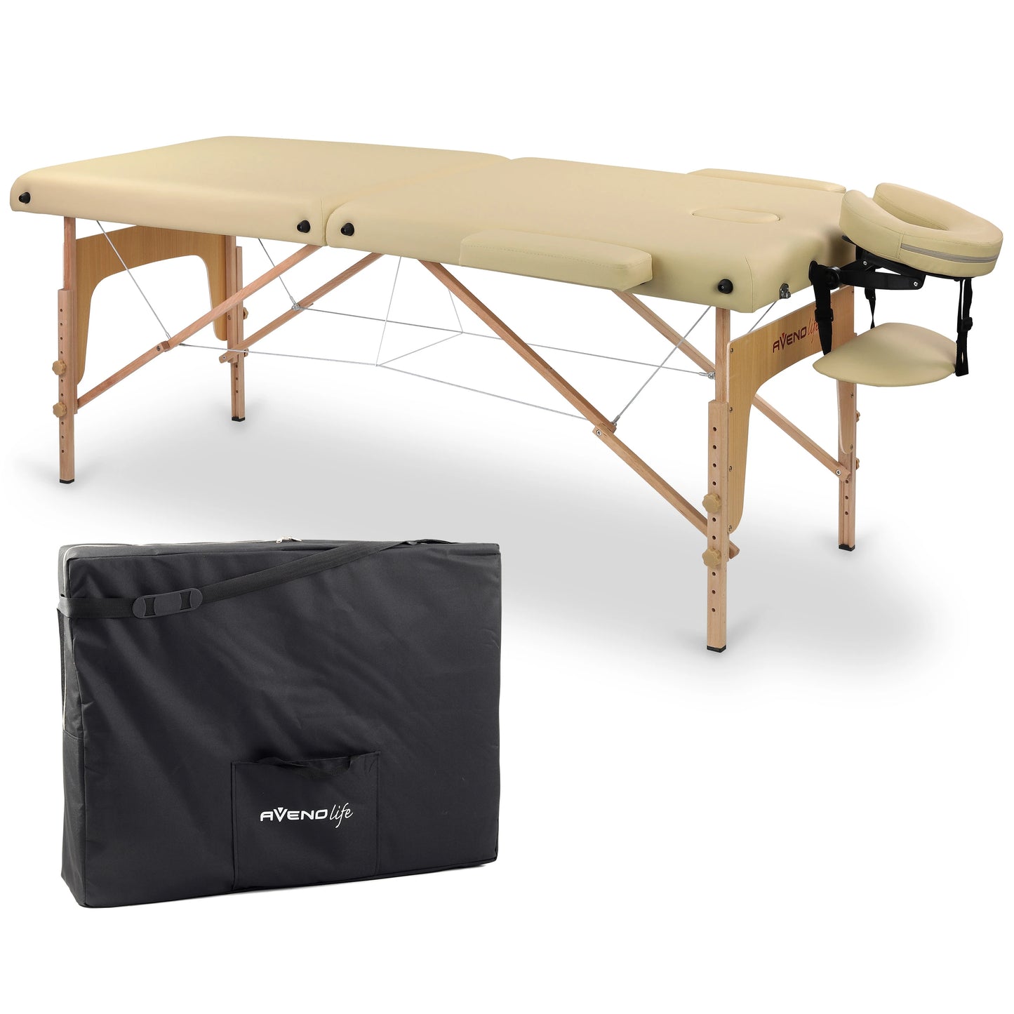 Klappbare Massageliege Sofia Light Comfy Base K533, Beige