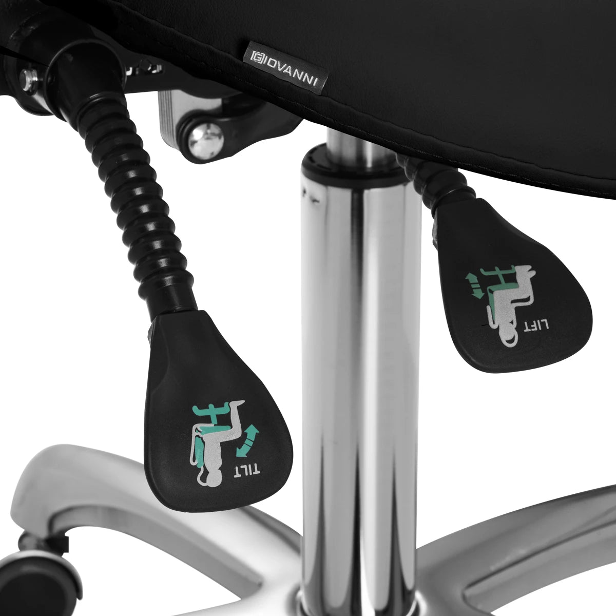 tabouret cosmétique 1004 GIOVANNI noir