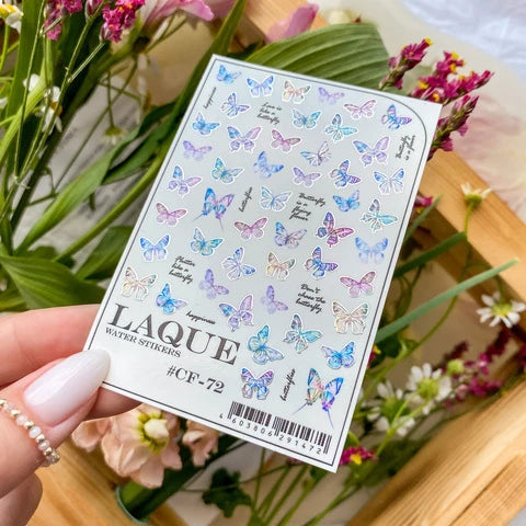 LAQUE - Nail slider #CF-72 (SILVER)