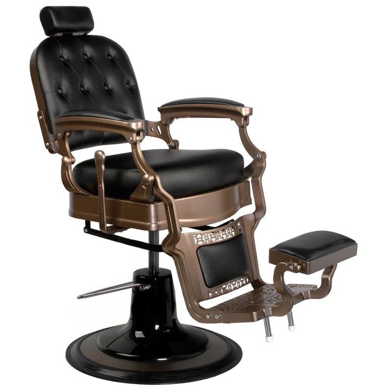 Парикмахерское-барбер кресло Gabbiano Old Ernesto, черное