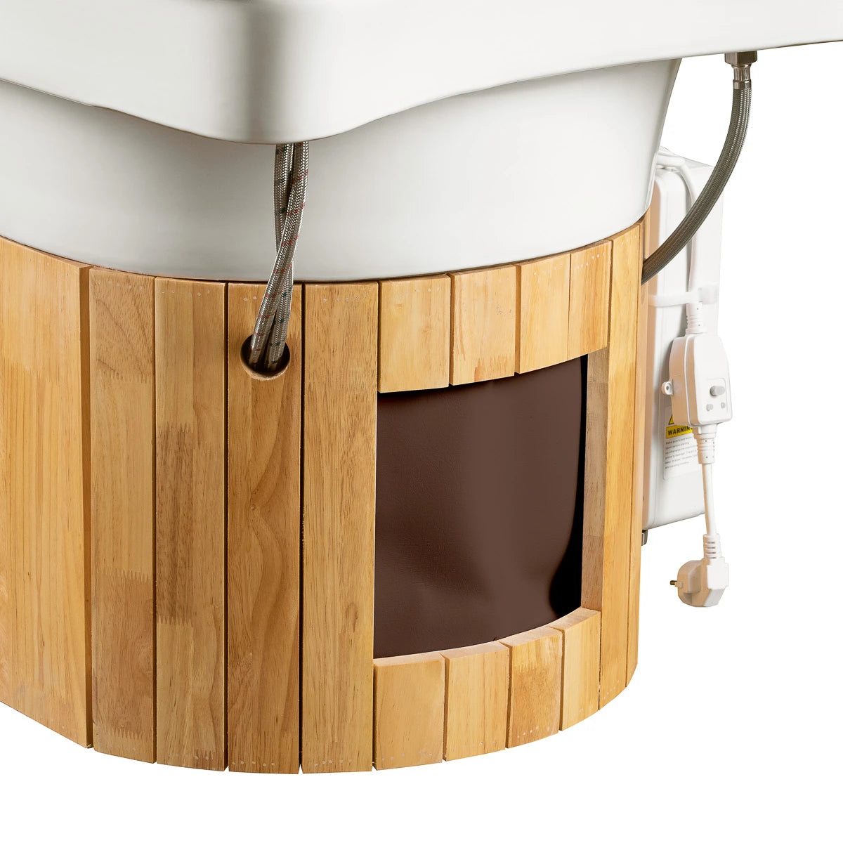 Gabbiano Head Spa Bali hair washing bed brown