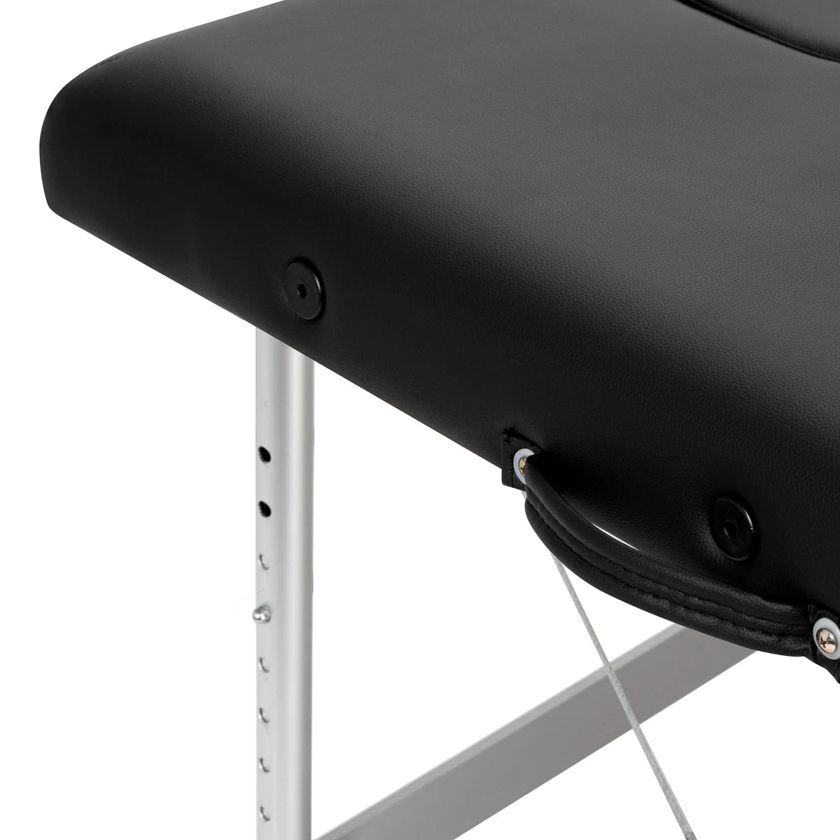 BALANCE aluminium pliant table de massage 2 segment noir