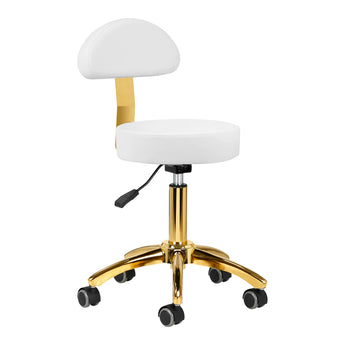 Cosmetic chair AM-304G gold-white