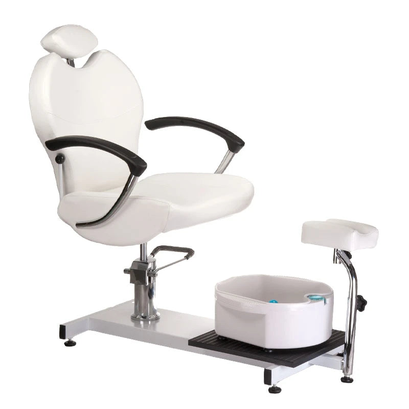 fauteuil de pédicure with pied massager, BR-2301, blanc