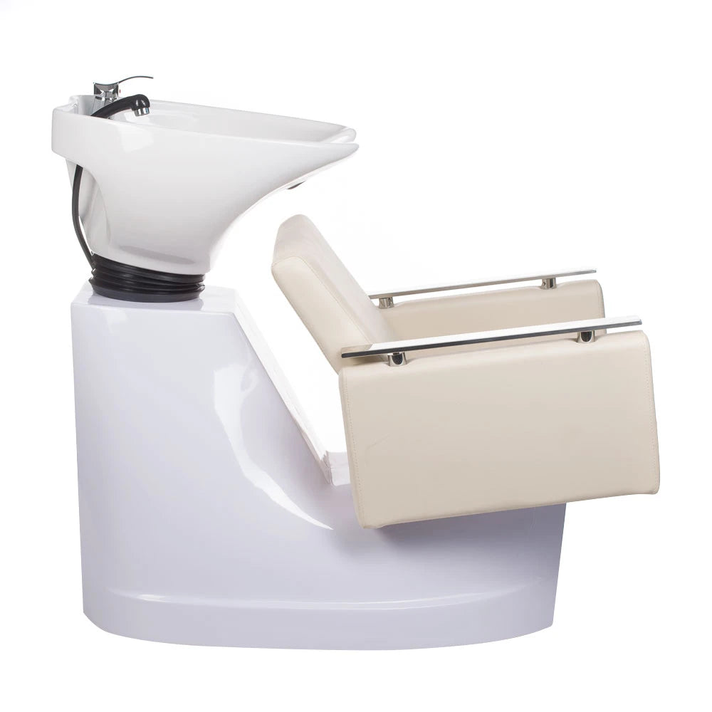 Rückwärtswaschbecken MILO BH-8025, Creme