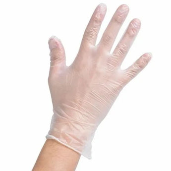 BerryGLOVES Einweg-Vinyl-Handschuhe puderfrei, Größe L, 100 Stück