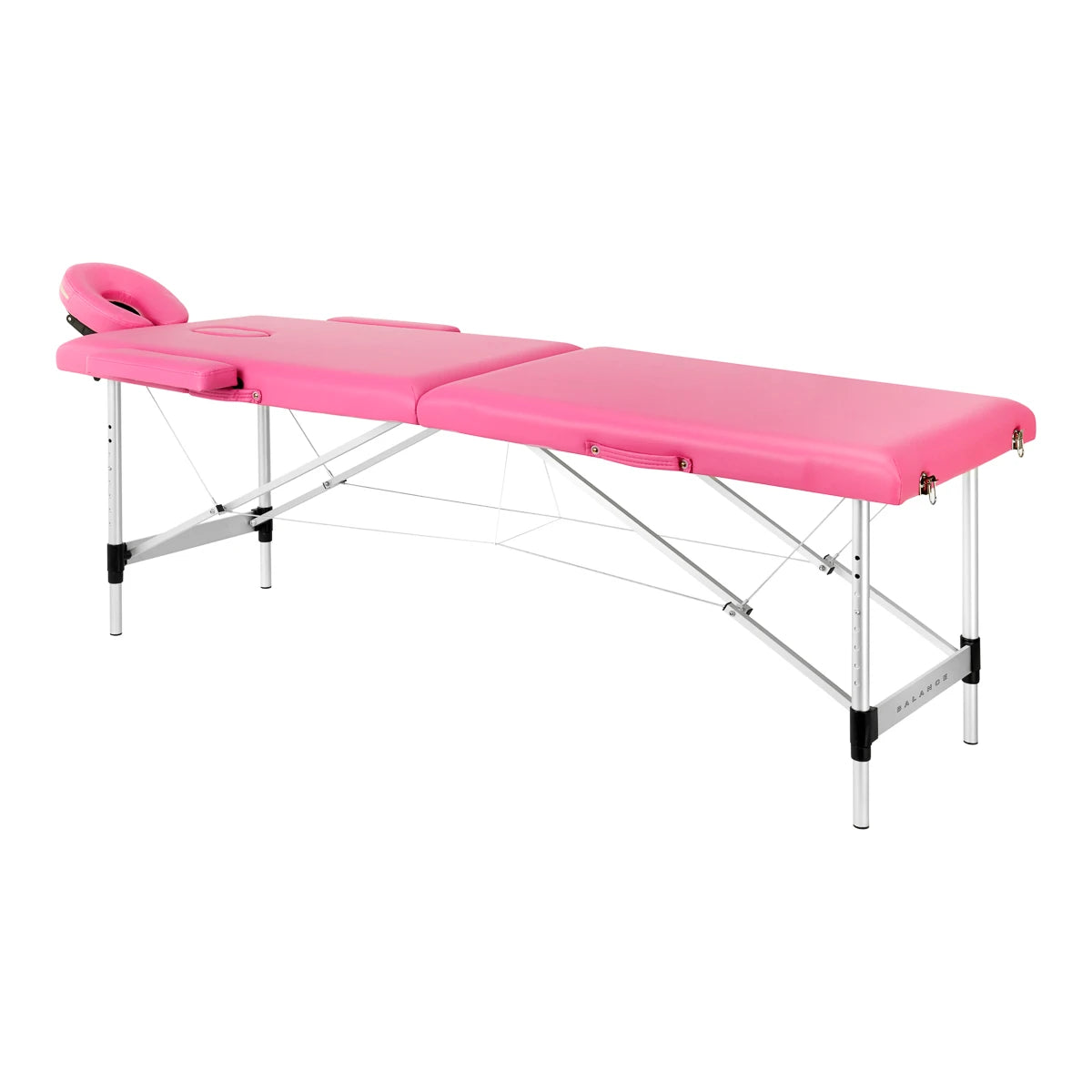 BALANCE Aluminium Klappbare Massageliege 2-teilig, Rosa