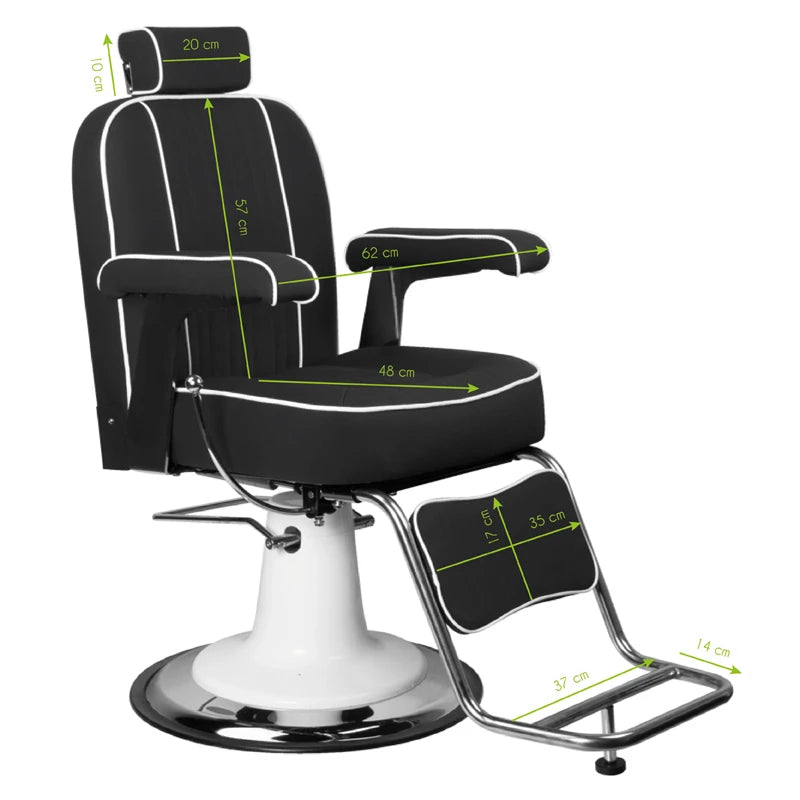 Fauteuil Barbier Gabbiano amadeo noir