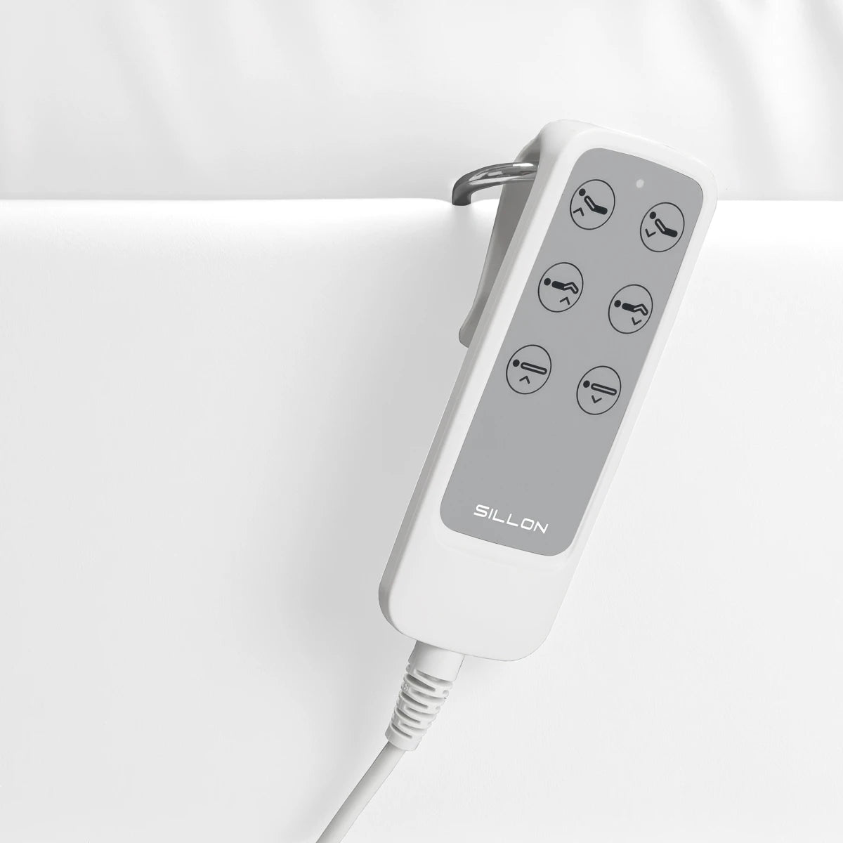 Kosmetoloģijas krēsls - kušete SILLON LUX 273b, 3 motori, balta