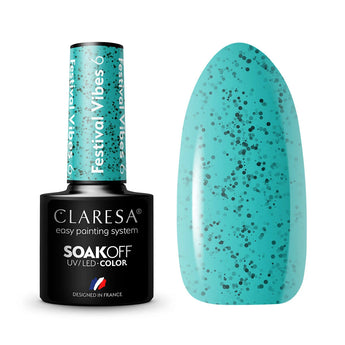 Claresa hibridinis nagų lakas Festival Vibes 6, 5 ml