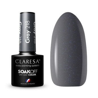 Claresa Geellakk GRAY 218, 5 ml