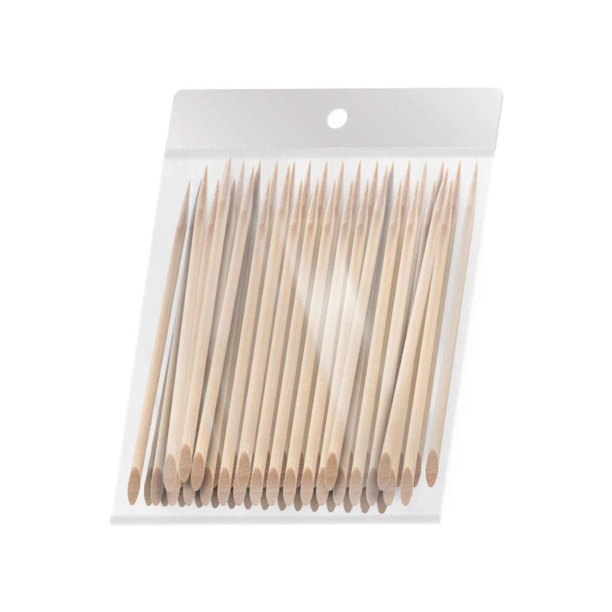 Houten nagelriemsteker 100 stuks (11,5 cm)