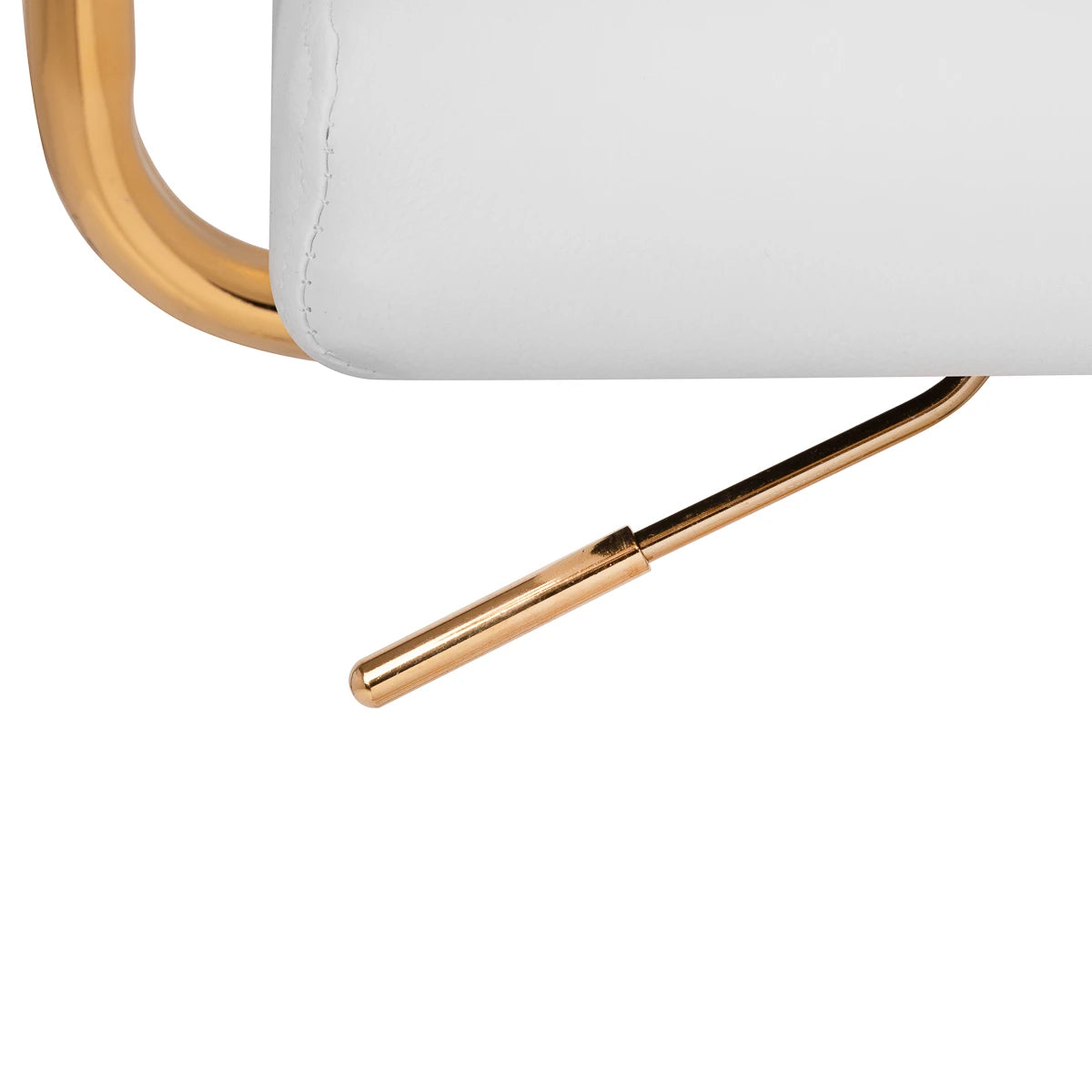 Cosmetic chair QS-OF211G gold light grey