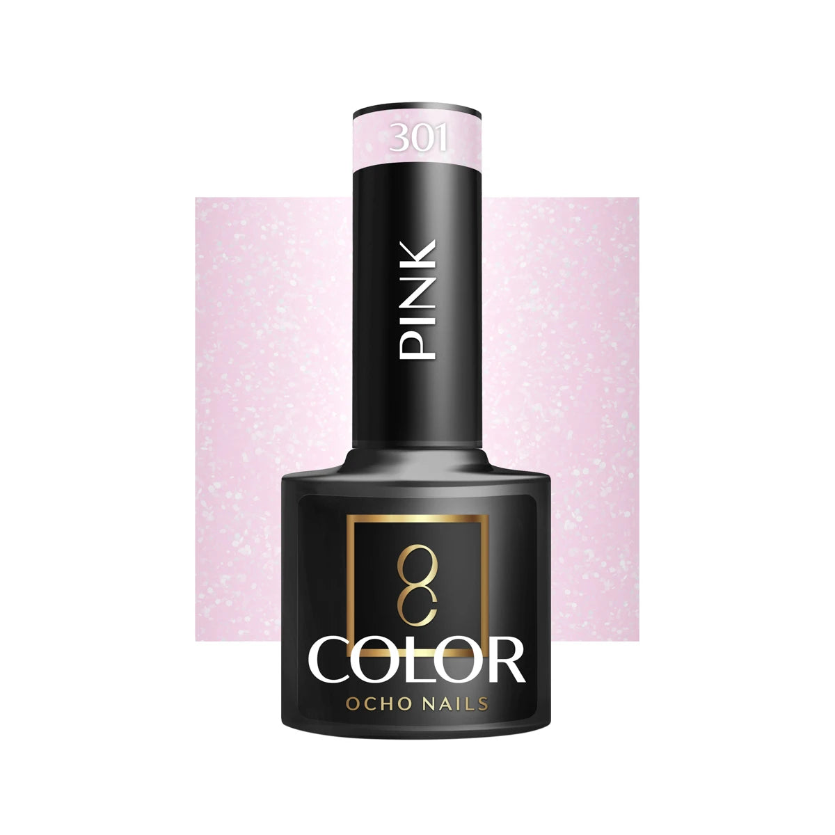 OCHO NAILS hibridinis nagų lakas Pink 301, 5 g