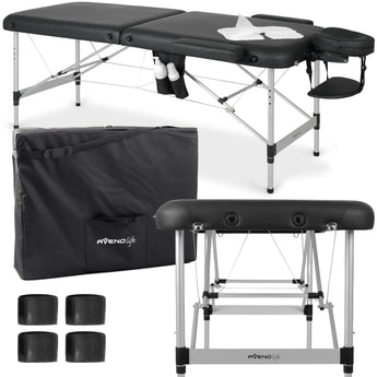 Bärbar massagebänk Nadia 70 Comfy Base K515 Svart