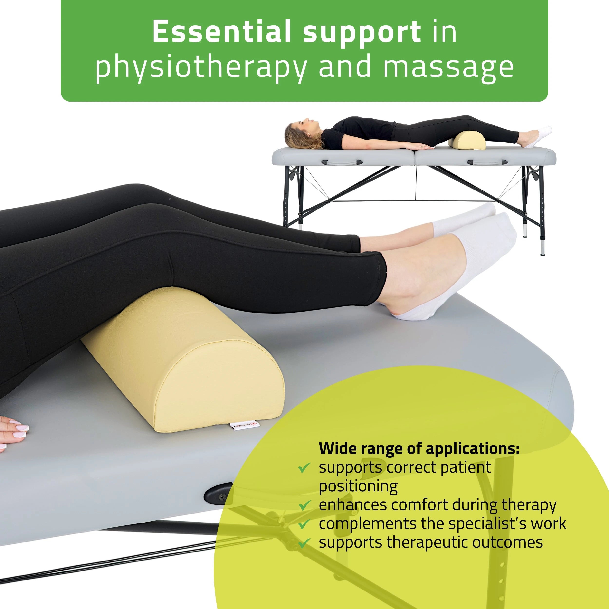 Semi Round Bolster 60x18x12 - K533 Beige