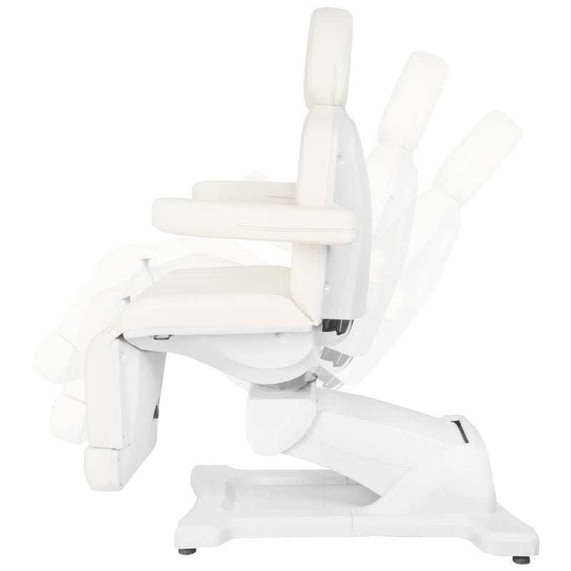 Beauty lit-couche Azzurro 869a rotary, 4 moteurs, blanc
