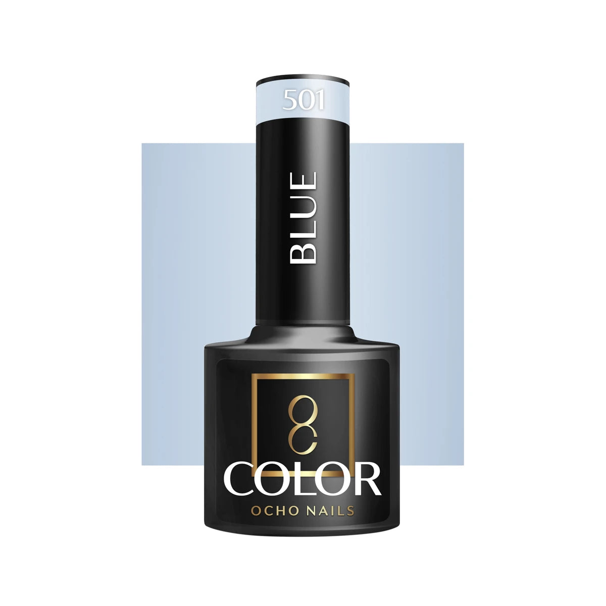 OCHO NAILS hibridinis nagų lakas Blue 501, 5 g