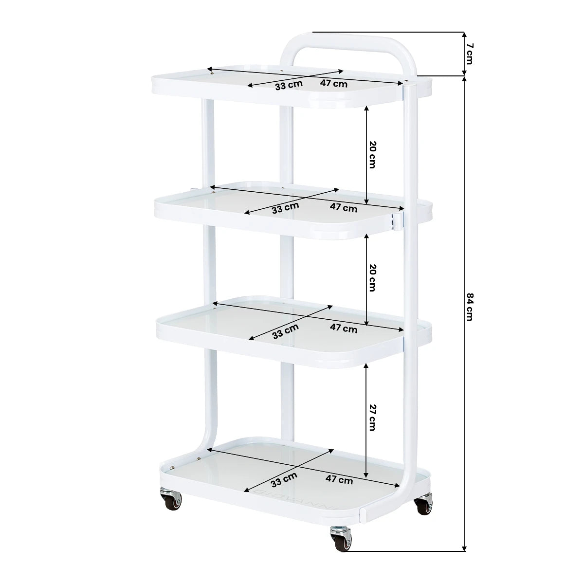 Giovanni Table H6702 white