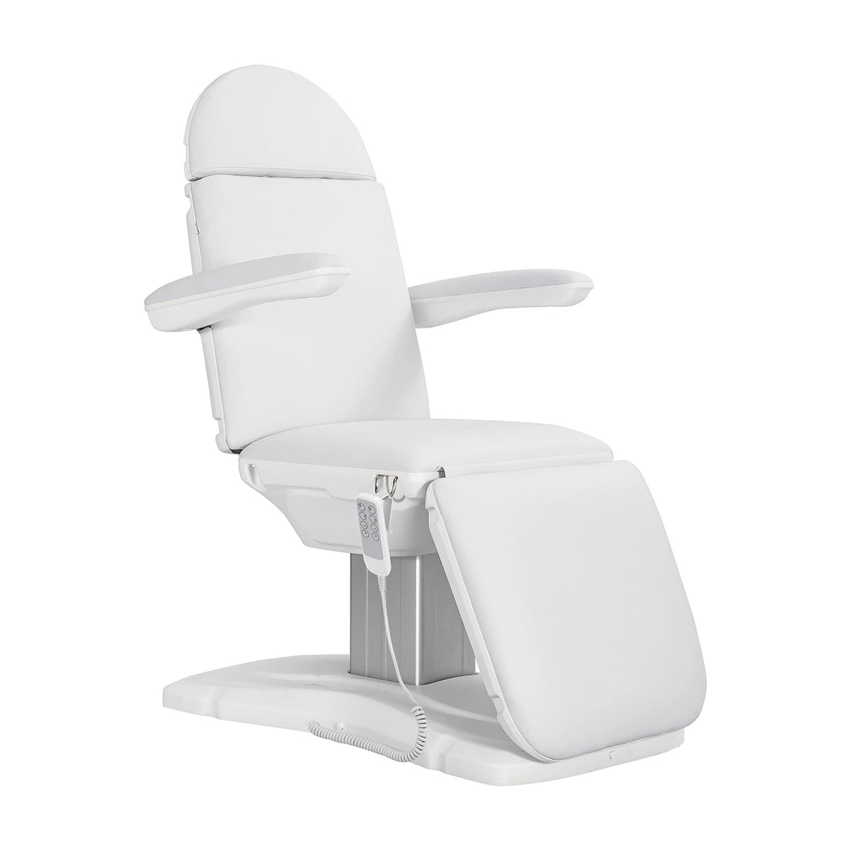 Sillon Eclipse Elektrische Kosmetikliege, 4 Motoren, Weiß