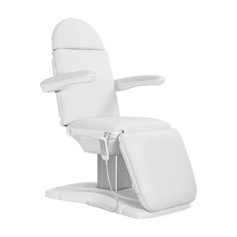Kosmetoloģijas krēsls - kušete Sillon Eclipse, 4 motori, balts