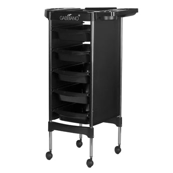 Gabbiano chariot de coiffure fx11-5 noir