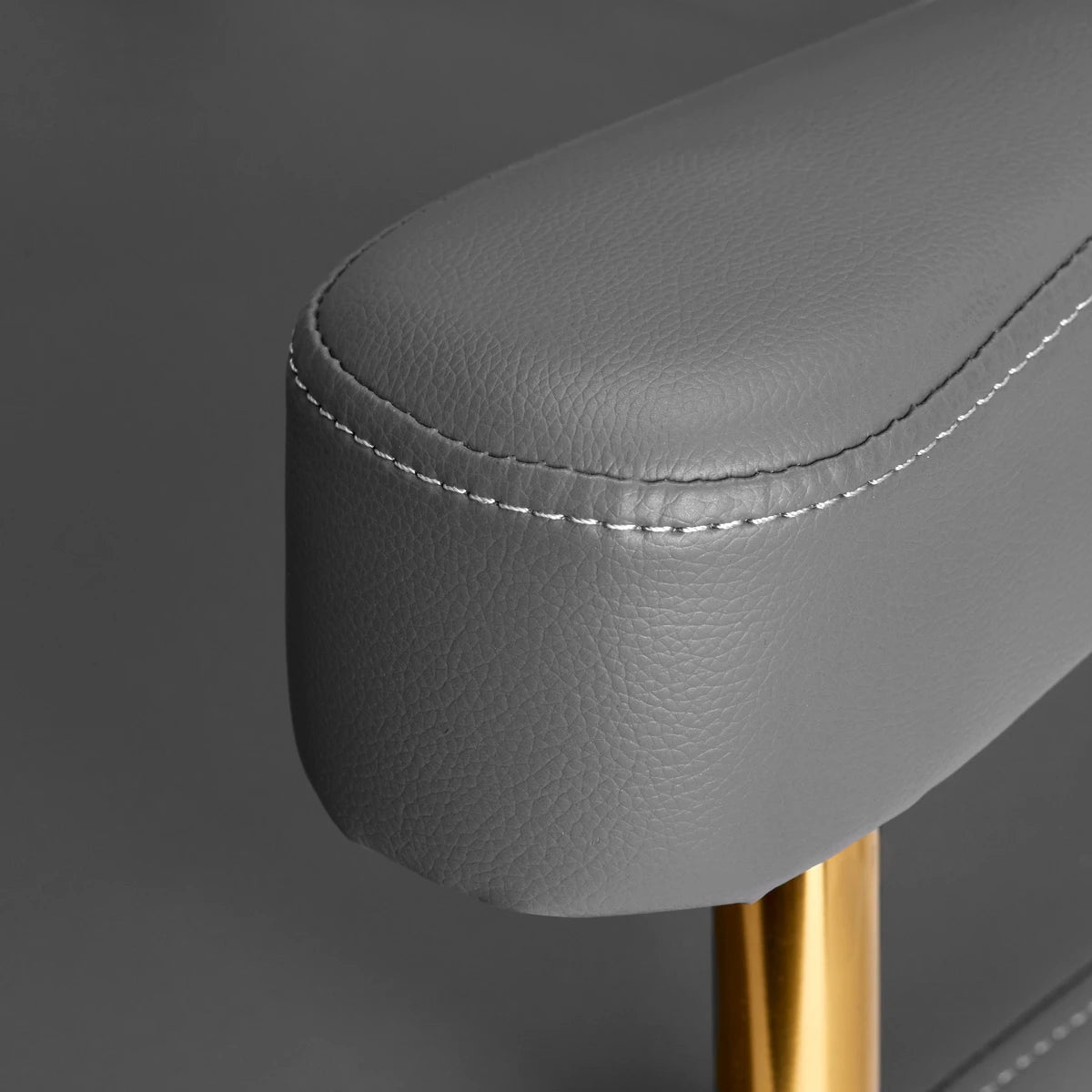 Hairdressing chair GABBIANO Granda gold grey