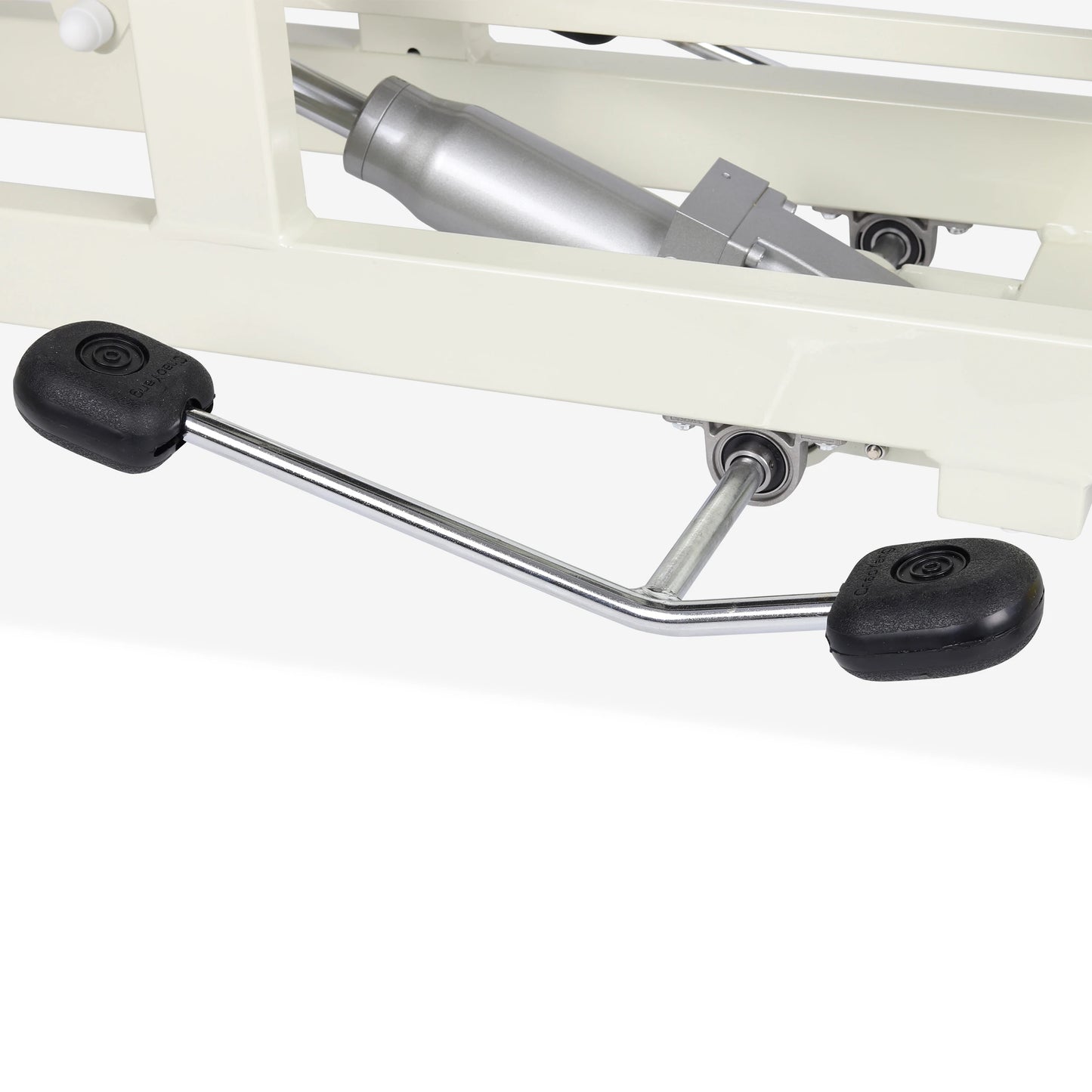 Ultima H2 therapy table, hydraulique adjustment, wheels, PVC gris