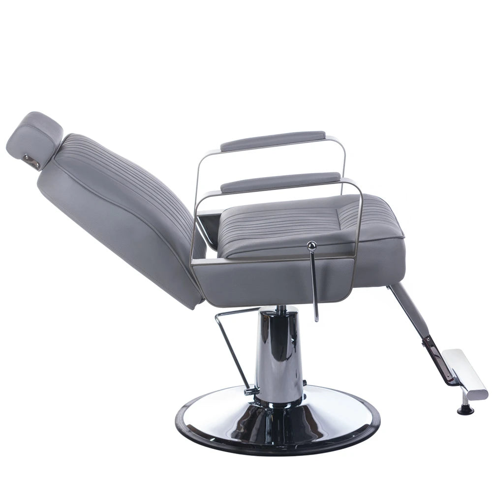 fauteuil Barbier HOMER BH-31237, gris clair